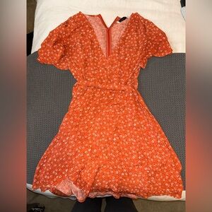 Perfect Red Summer Dress - Abercrombie